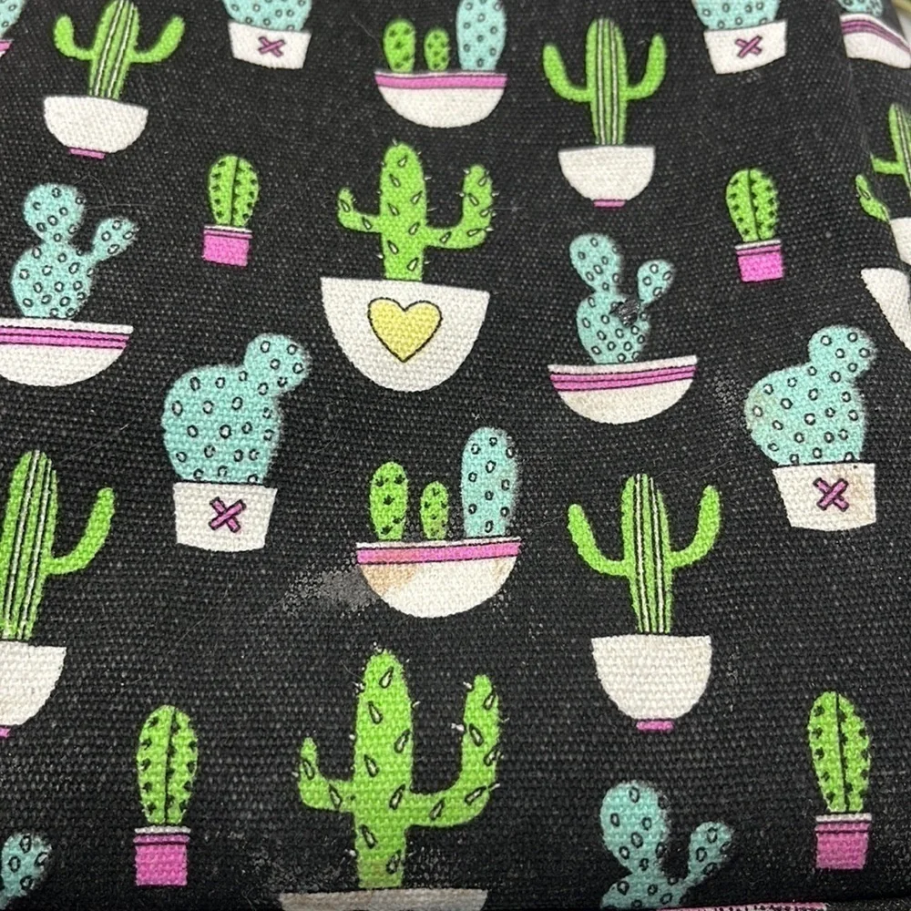 Dachee Cactus Pattern Laptop Bag Black Green MCB4531L